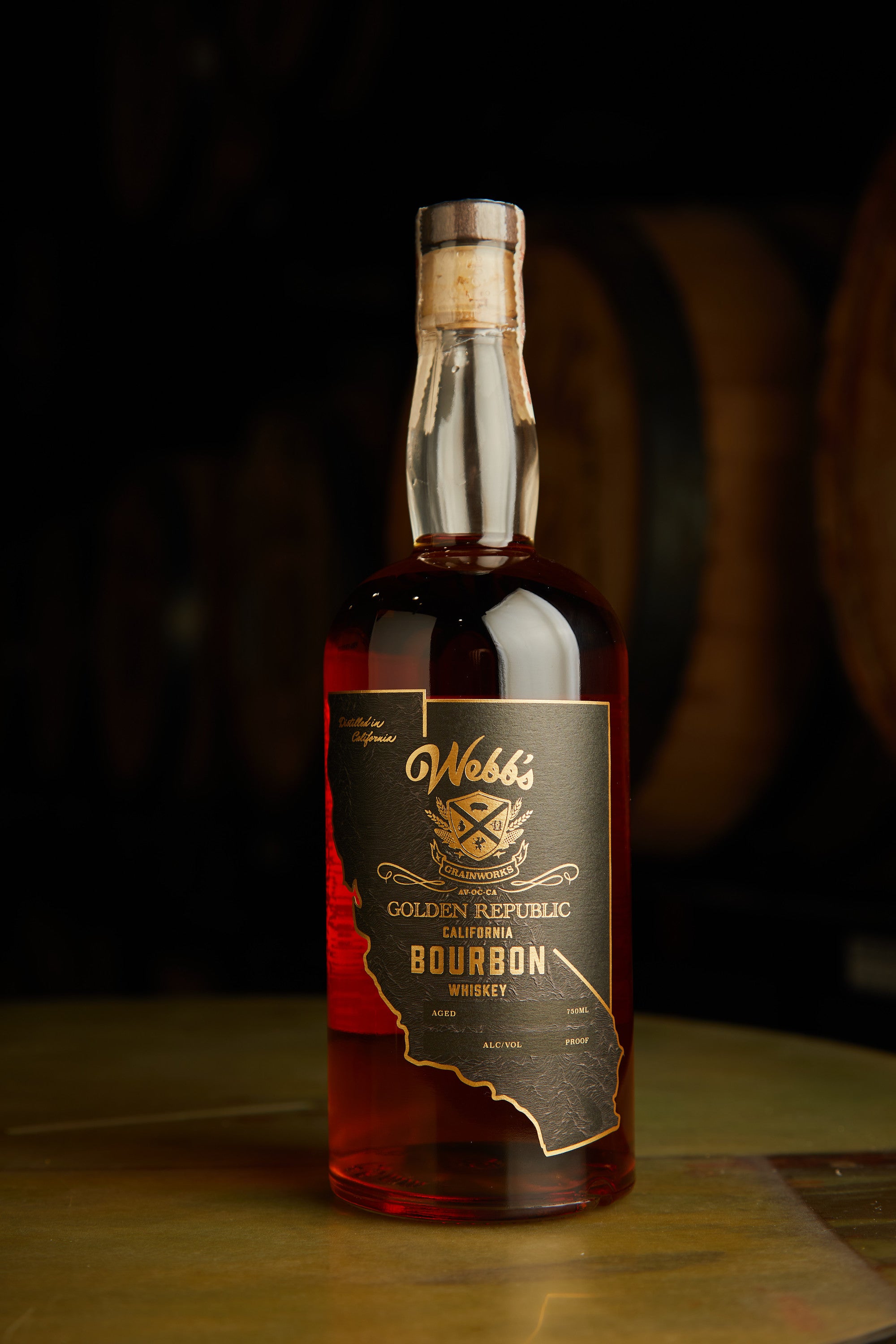 WEBB'S GOLDEN REPUBLIC | CALIFORNIA BOURBON WHISKEY – Webb's