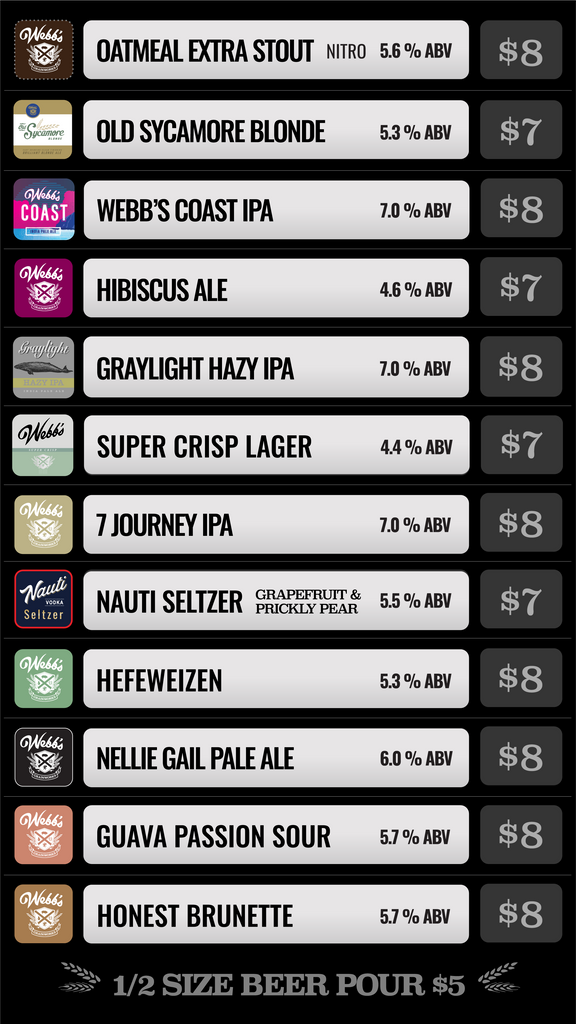 WEBB'S ON DRAUGHT b's Grainworks